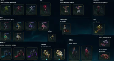 Conta d4 112 skins +22 cromas quase todos os champions