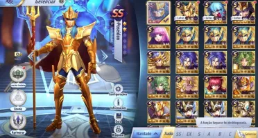 SAINT SEIYA AWAKENING - COM GEMAS AVANÇADAS E LIVROS