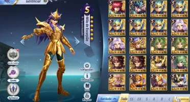 SAINT SEIYA AWAKENING - COM GEMAS AVANÇADAS E LIVROS