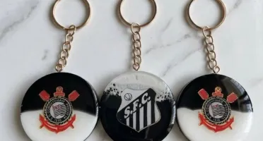 Chaveiro Times De Futebol Resina Premium - Vários Modelos
