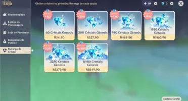 AR 53 Eula / Ayaka / Diluc c1 e Lança de Jade