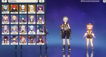 AR 53 Eula / Ayaka / Diluc c1 e Lança de Jade
