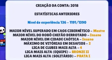 DESAPEGO Brawl Stars OG 2018| 38k Troféus | Skin Exclusiv