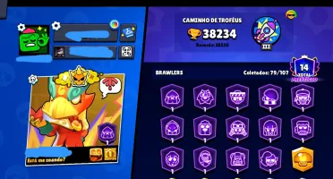 DESAPEGO Brawl Stars OG 2018| 38k Troféus | Skin Exclusiv