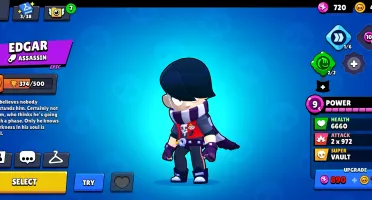 Conta Brawl Stars 1470 Troféus | 16 Brawlers | Edgar Evo |