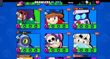 Conta Brawl Stars 1470 Troféus | 16 Brawlers | Edgar Evo |