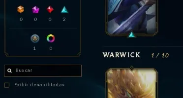 Conta baratinha de LoL