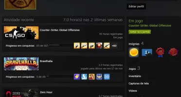 CONTA PRIME CSGO FULL ACESSO | PTT AK (MM+BD)+BRAWLHALLA ELO