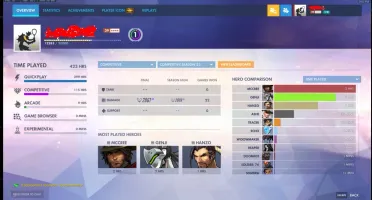 Conta Overwatch 2 gold e várias skins