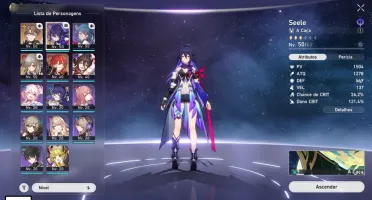 Honkai: Star Rail - Seele + Welt + Himeko + Weapon Bailu