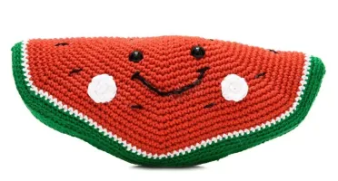 Melancia em amigurumi