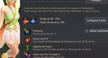 Conta Black Desert SA. Feiticeira com 275 de PA com Kutum.