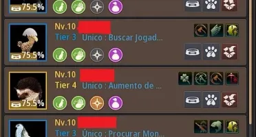 Conta Black Desert SA. Feiticeira com 275 de PA com Kutum.