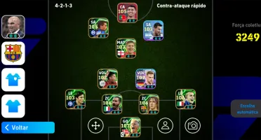 Conta Efootball cheia de épicos