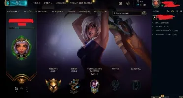 Acc Lol Todos Os Campeoes Lvl136 104 Skins