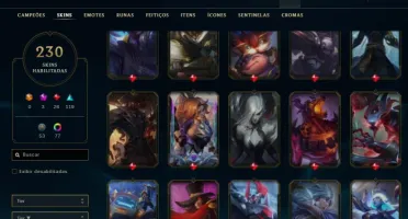 conta league of legends