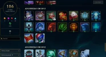 conta lol s1 210 skins ouro4 pós md10 R$600 (negociavel)