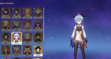 Conta com Venti C2, Ganyu, Mona e Jean e outros 4* AR41.