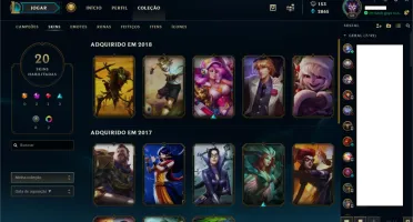 Conta platina com borda de diamante