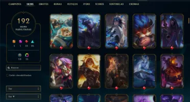 Conta prata 2 com 145 Champs e 192 Skins + 3 Ultimates