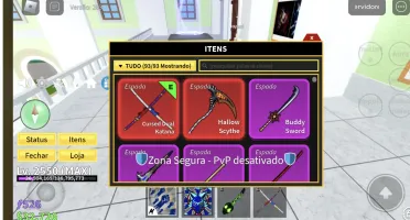 Conta blox fruits, lvl Max, kitsune, gamepass,cdk,ah,sph etc