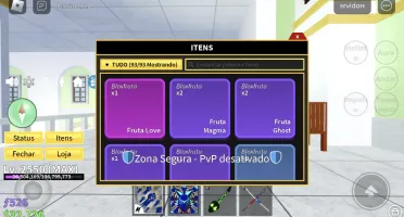 Conta blox fruits, lvl Max, kitsune, gamepass,cdk,ah,sph etc