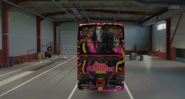 skin bus da cantora ana castela pro g6 ld ets2 1.51