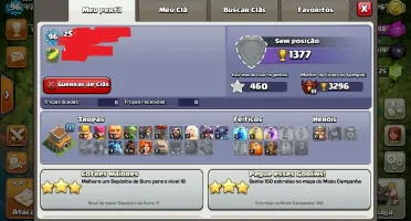 CONTA CLASH OF CLANS CV8 FULL BARATA