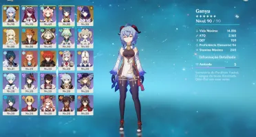 AR 52 Raiden, Ganyu, Estrela Invernal, 78 Resinas frágeis
