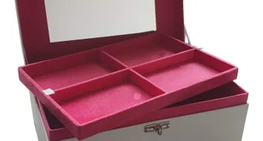 Maleta Grande para Joias e Bijuterias de 5 Andares