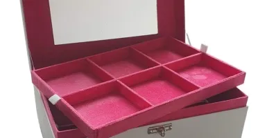 Maleta Grande para Joias e Bijuterias de 5 Andares