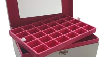 Maleta Grande para Joias e Bijuterias de 5 Andares