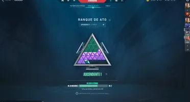conta valorant ouro 1 com chaveiro ascendente , pacote champ