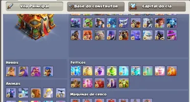 Clash of clans CV16 Full 22K de Gemas equipamentos full