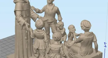 STL Para Impressão 3D - Santo Antonio
