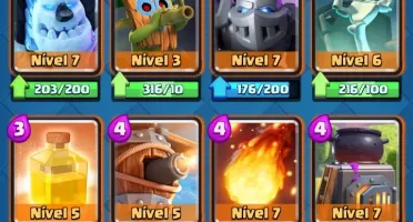 Conta clash royale xp10 bem upada e barata