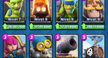 Conta clash royale xp10 bem upada e barata