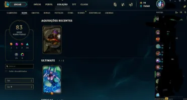 Conta do lol Diamante 3