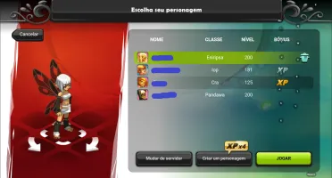 Panda e Eni Conta Dofus Touch brutas