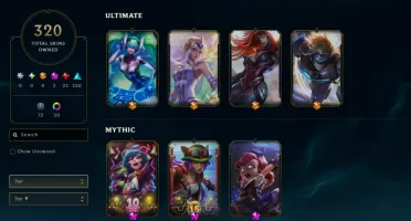 Conta LoL All Champs +320 skins