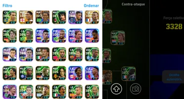 Conta Efootball Mobile 3328 De Força - Cartas Big Time, Epic