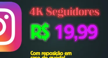 1K Seguidores Instagram por R$ 5,99! Entrega Rápida e Segura