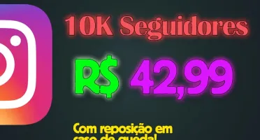 1K Seguidores Instagram por R$ 5,99! Entrega Rápida e Segura
