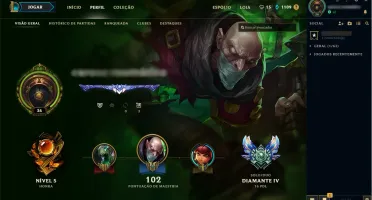CONTA DIAMANTE 4 SOLO/DUO SMURF BOM MMR.