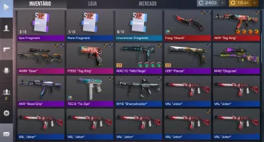 Conta standoff 2 com cla e umas skinzinha
