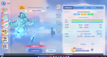 Conta Ragnarok Archer, level 77 / 192k POWER.