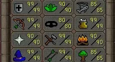 Conta Old 2k+ Total - Avernic/void elite/INFERNAL CAPE/+