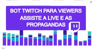 BOT VIEWERS TWITCH + AD (Bot pra assistir live + anuncios)