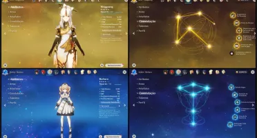 Conta Genshin AR.47 | Diluc+Túmulo/Venti/Jean/Klee e mais...