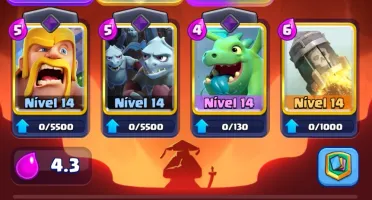 Conta clash royale bem evoluída.